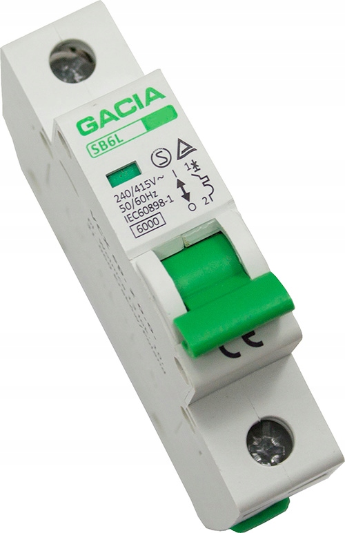 WYŁĄCZNIK NADPRĄDOWY BEZPIECZNIK B32 32A 1P GACIA