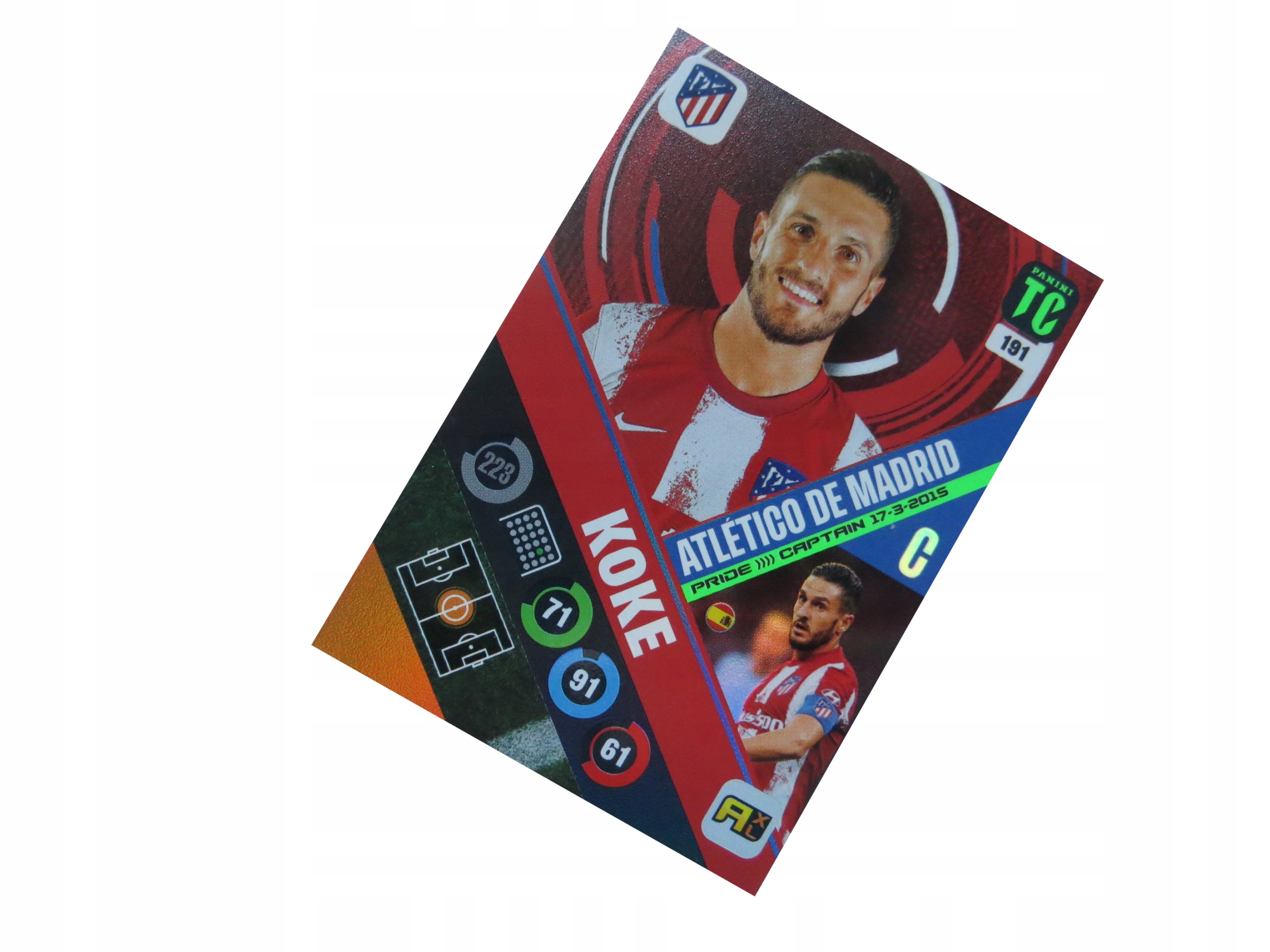 Panini Top Class Pride Captain Koke 191