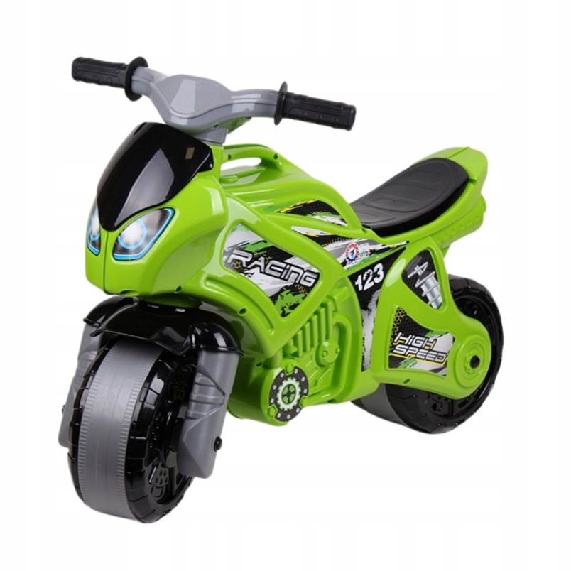 Motocykl zielony Technok