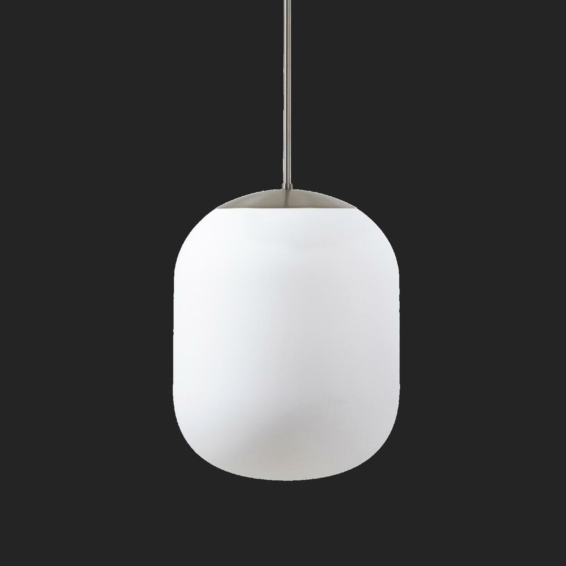 Osmont 62833 Tania P2 Hp závesné sklenené svietidlo nerez brúsená biela Ip