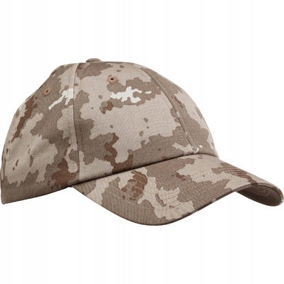 Czapka myśliwska z daszkiem Steppe 100 camo island