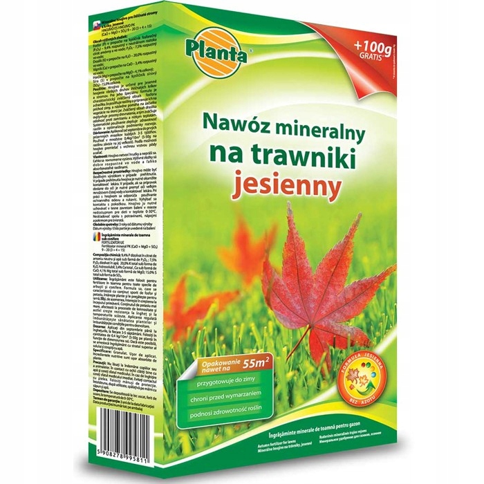 

Nawóz Mineralny 1kg Na Trawniki Jesienny +gratis