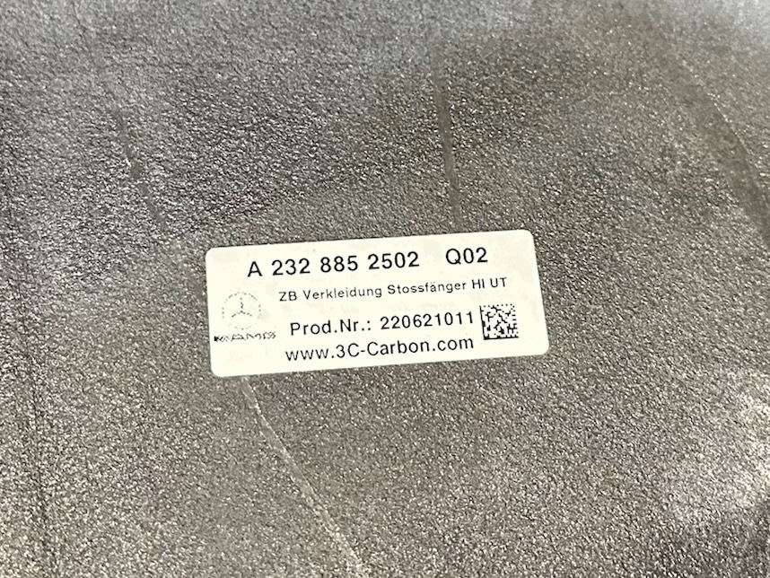MERCEDES SL 63 CARBON diffuser accessories bumper A2328852502