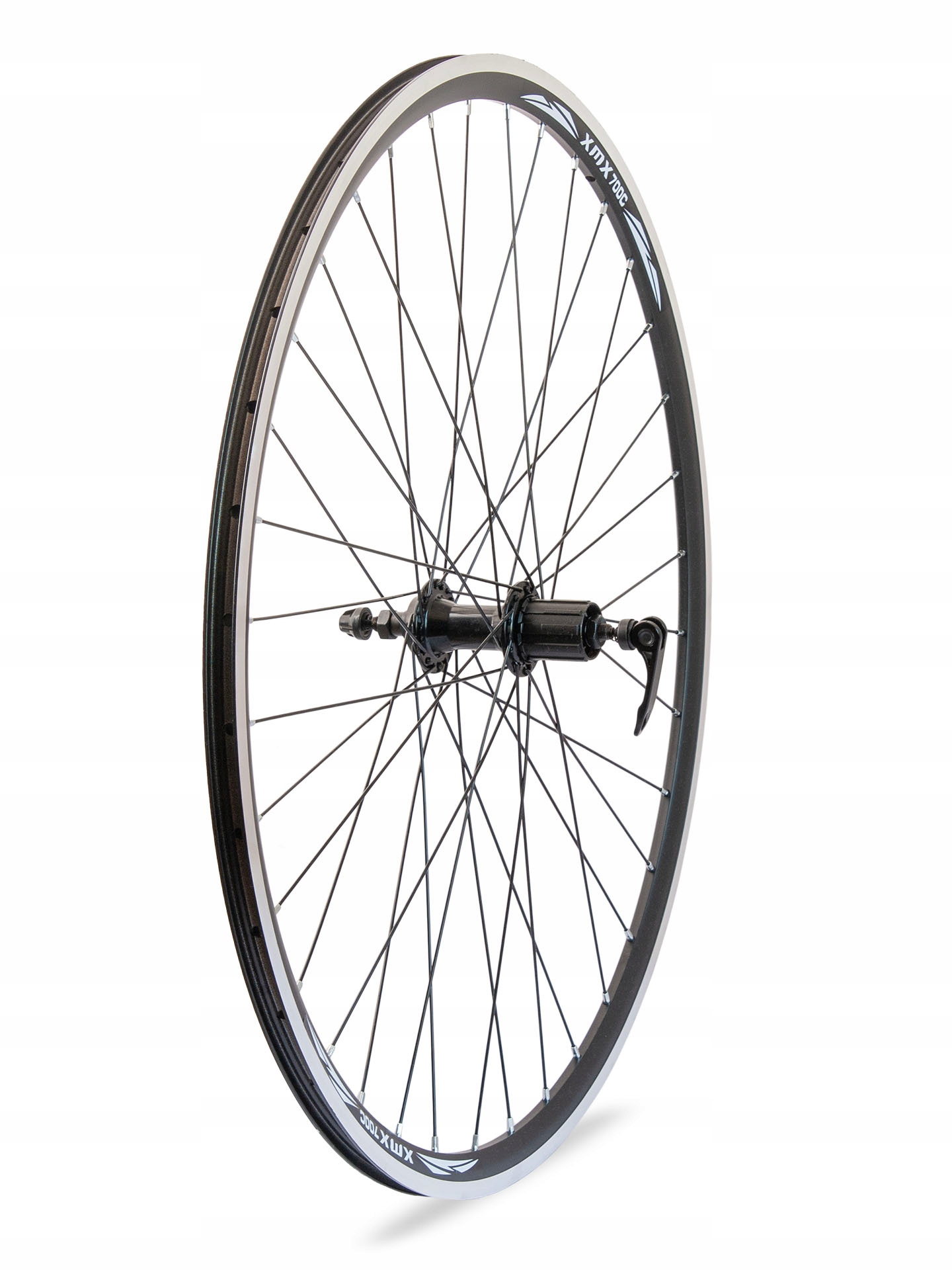 Zadní kolo silnice 28" ráfek XMX-D33 náboj JY-362 kazeta 8-9-10 řad