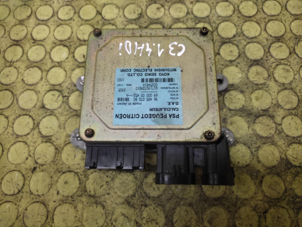 CITROEN C3 module control unit of the control 9648507280