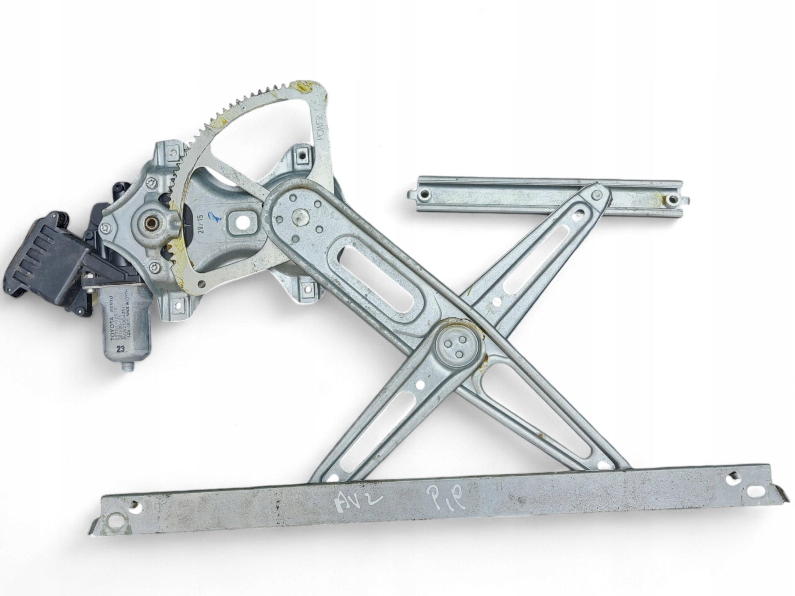 TOYOTA AURIS 2 12-19 PODNOŚNIK MECHANIZM SZYBY PRAWY PRZÓD PRZEDNIEJ PRAWEJ