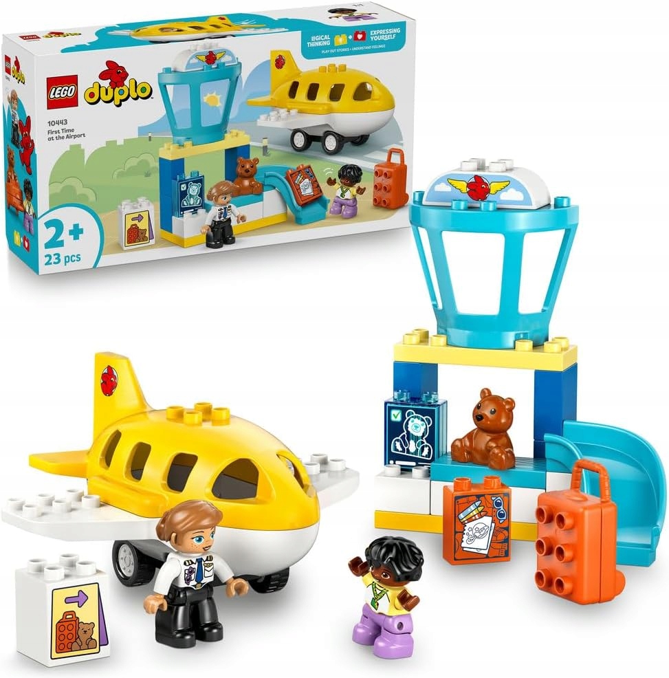 Lego Duplo Poprvé na letišti 10443 Stavebnice Letadlo pro 2 roky
