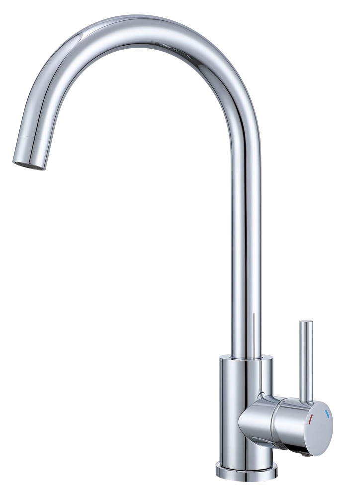 Bateria Kuchenna Stojąca Zlewozmywakowa Kran Arbo Chrom Obrotowa Wylewka