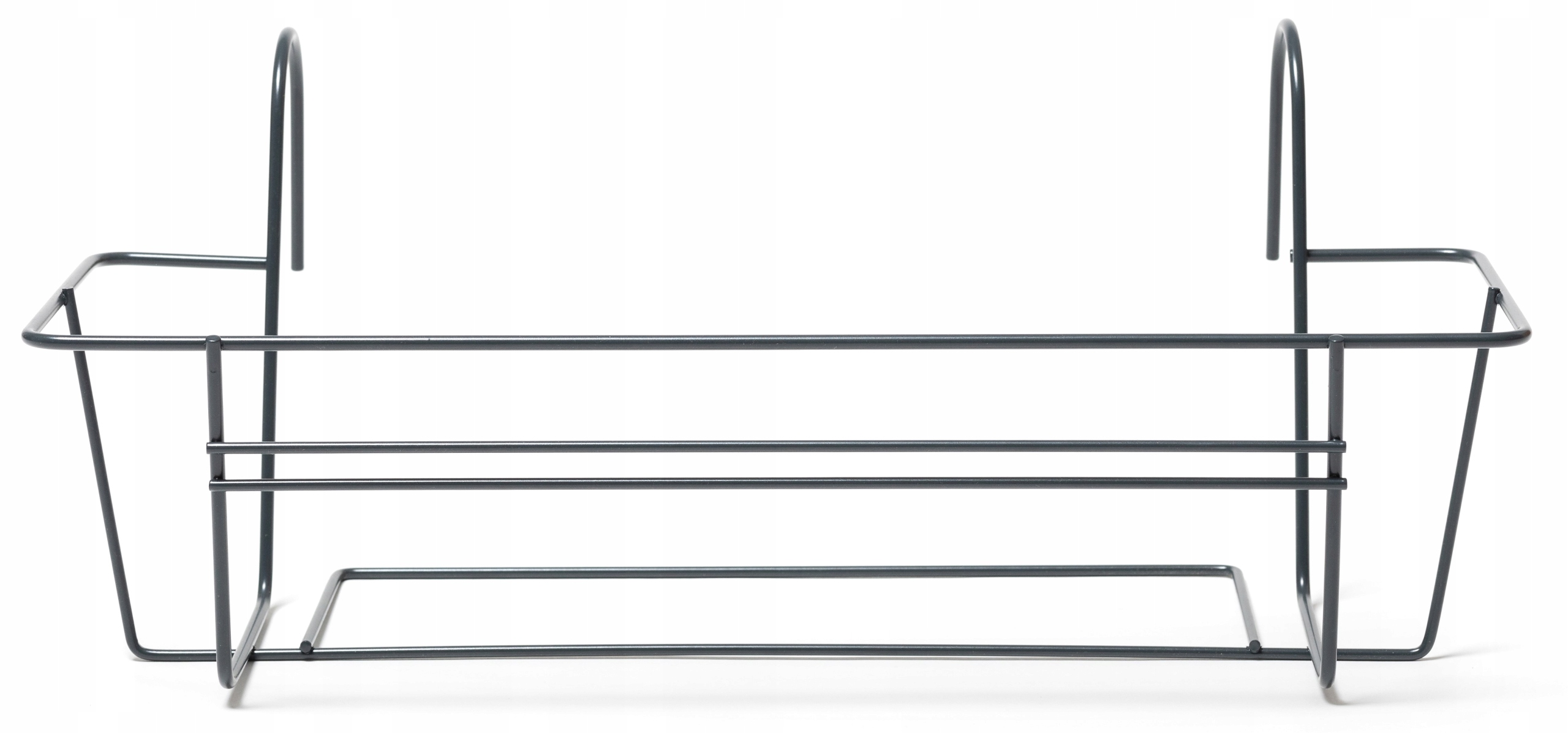 UCHWYT BALKONOWY WIESZAK KOSZ KOSZYK NA DONICE ROŚLINY SKRZYNIE BALKON 49 Kod producenta 18.0001