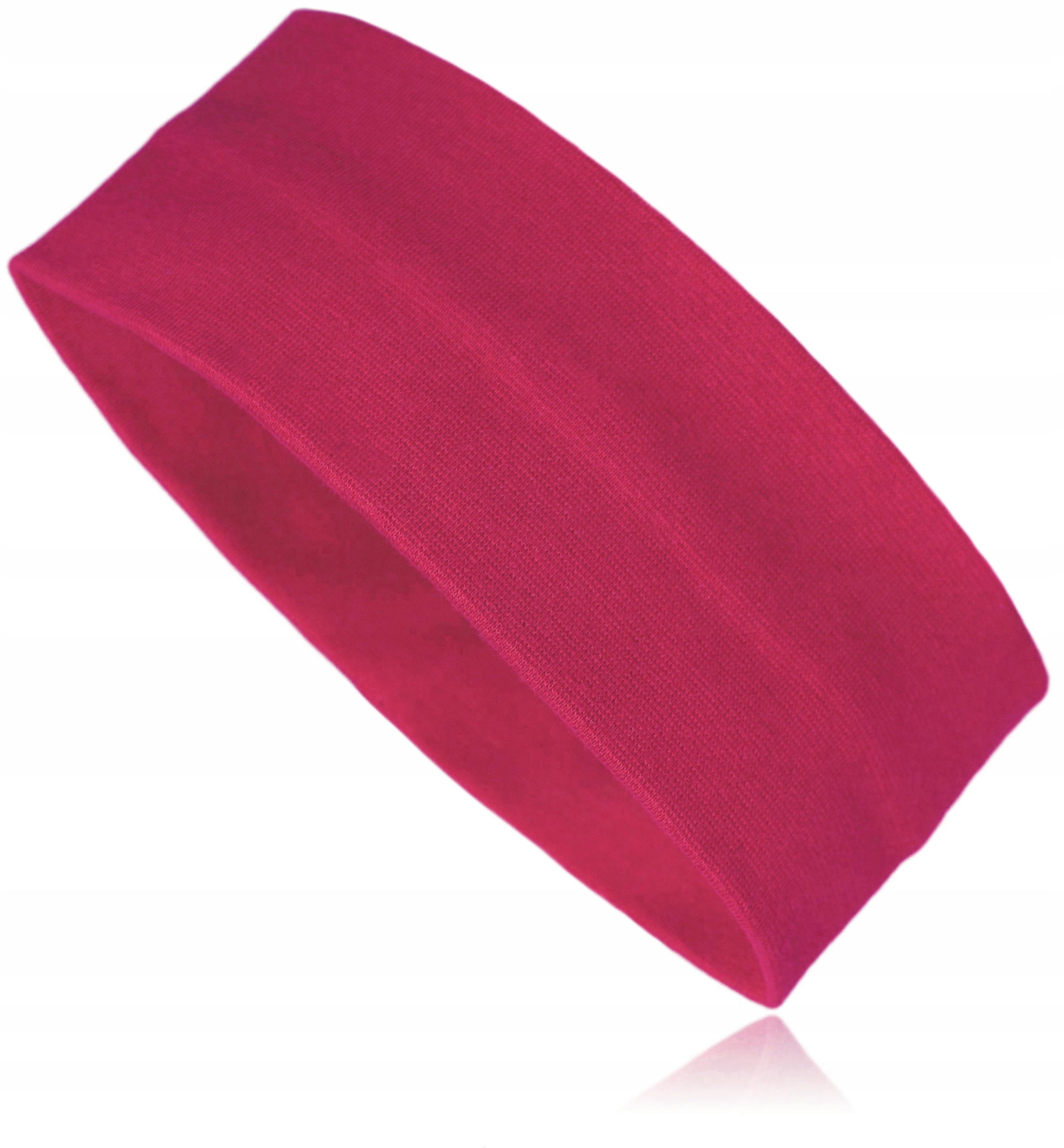 BAWEŁNIANA OPASKA uniwersalna GŁADKA na głowę USZY