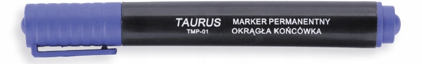 

Marker Permanentny Taurus TMP-01 Okrągły Niebieski