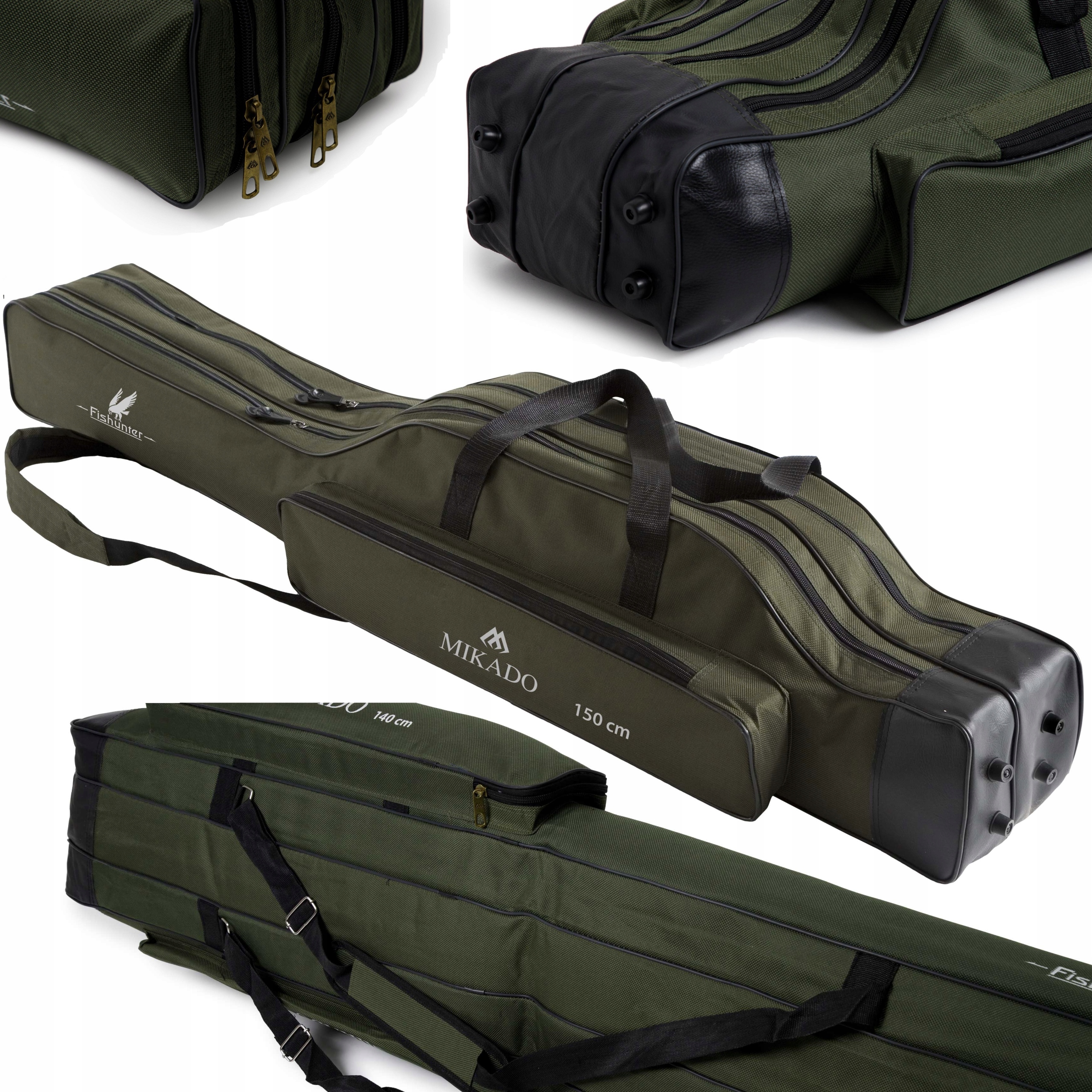 MIKADO POKROWIEC USZTYWNIANY NA WĘDKI 150 CM 2 KOMOROWY