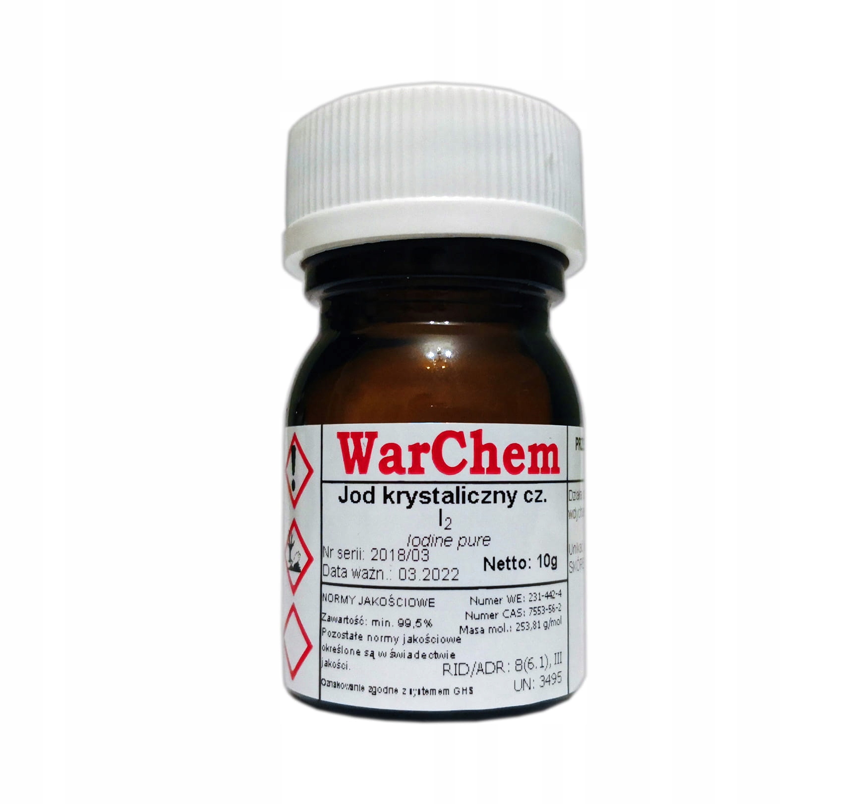 

Jod Krystaliczny czysty 10g Warchem