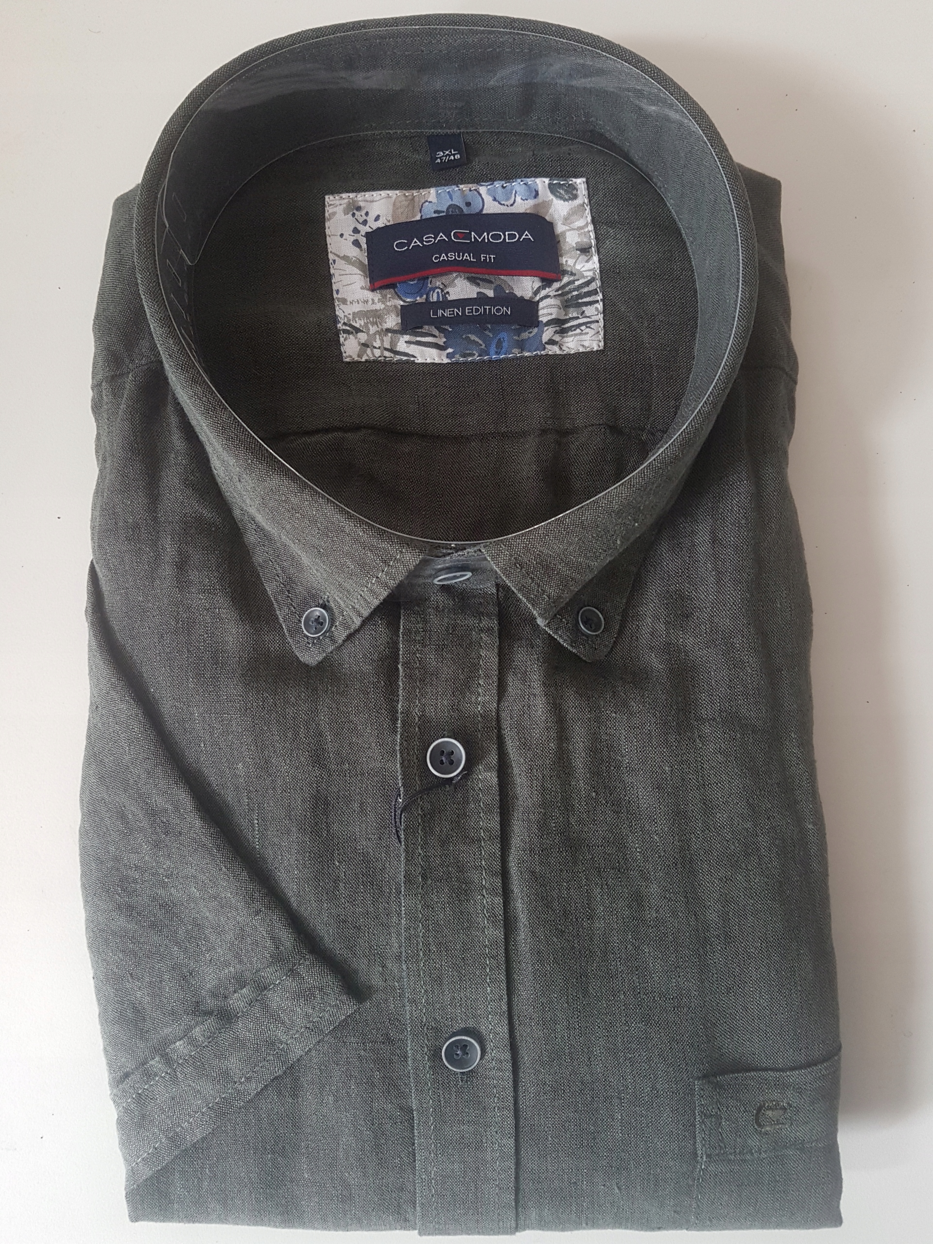 

Casamoda Duże Rozmiary Koszula Lniana 3XL 152cm