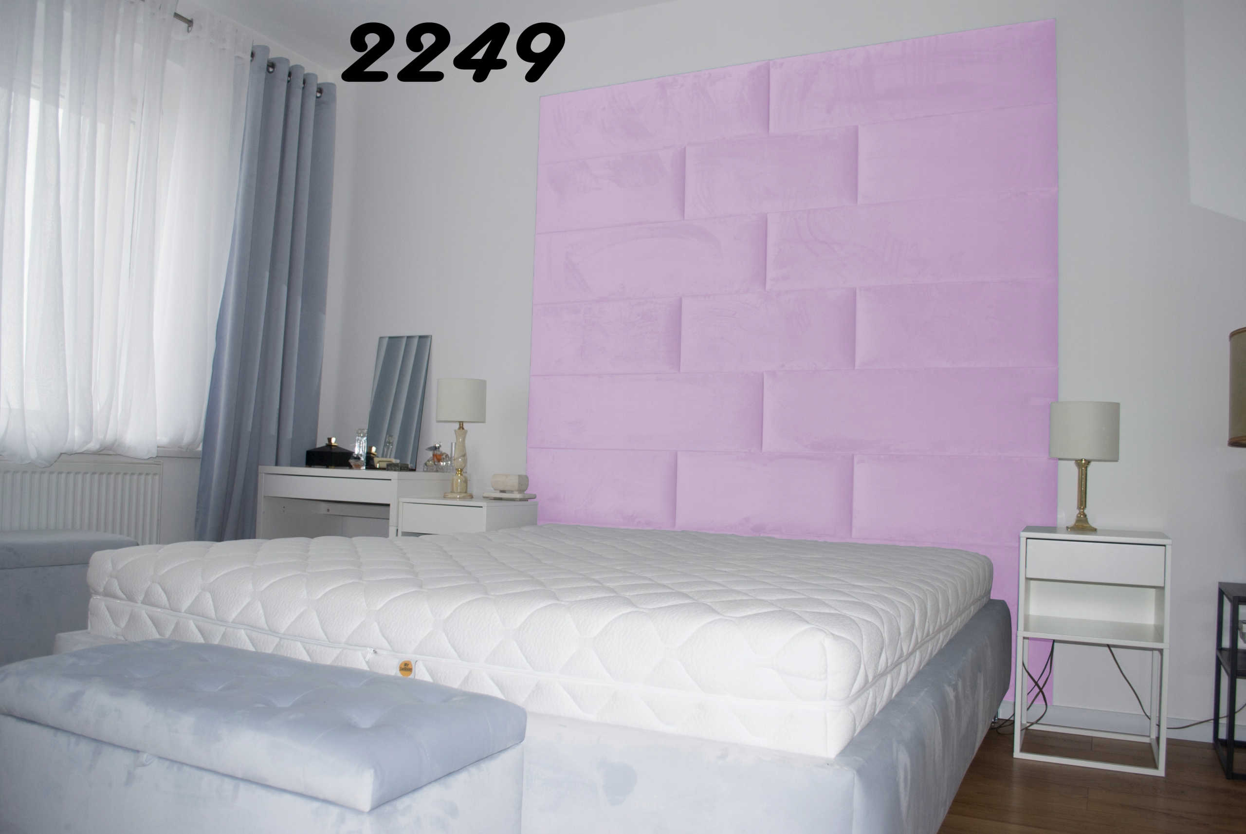 PANELE TAPICEROWANE WEZGŁOWIE ścienne 50x40 Szerokość mebla 50 cm