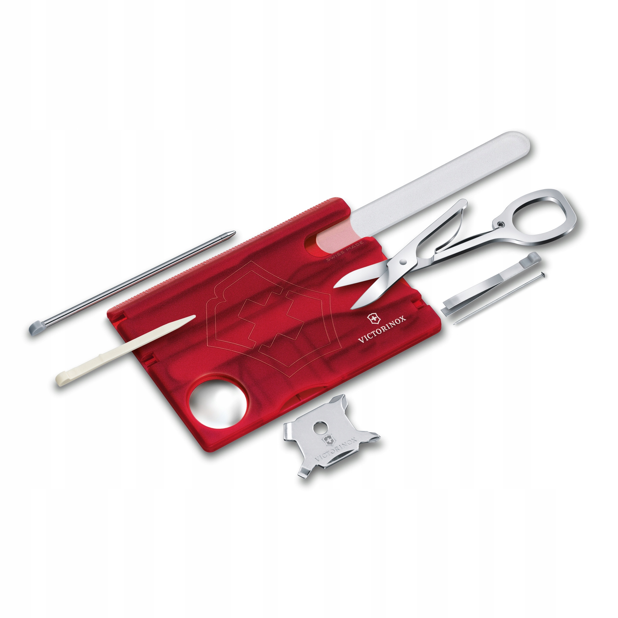 Karta Swiss Card Nailcarre červená