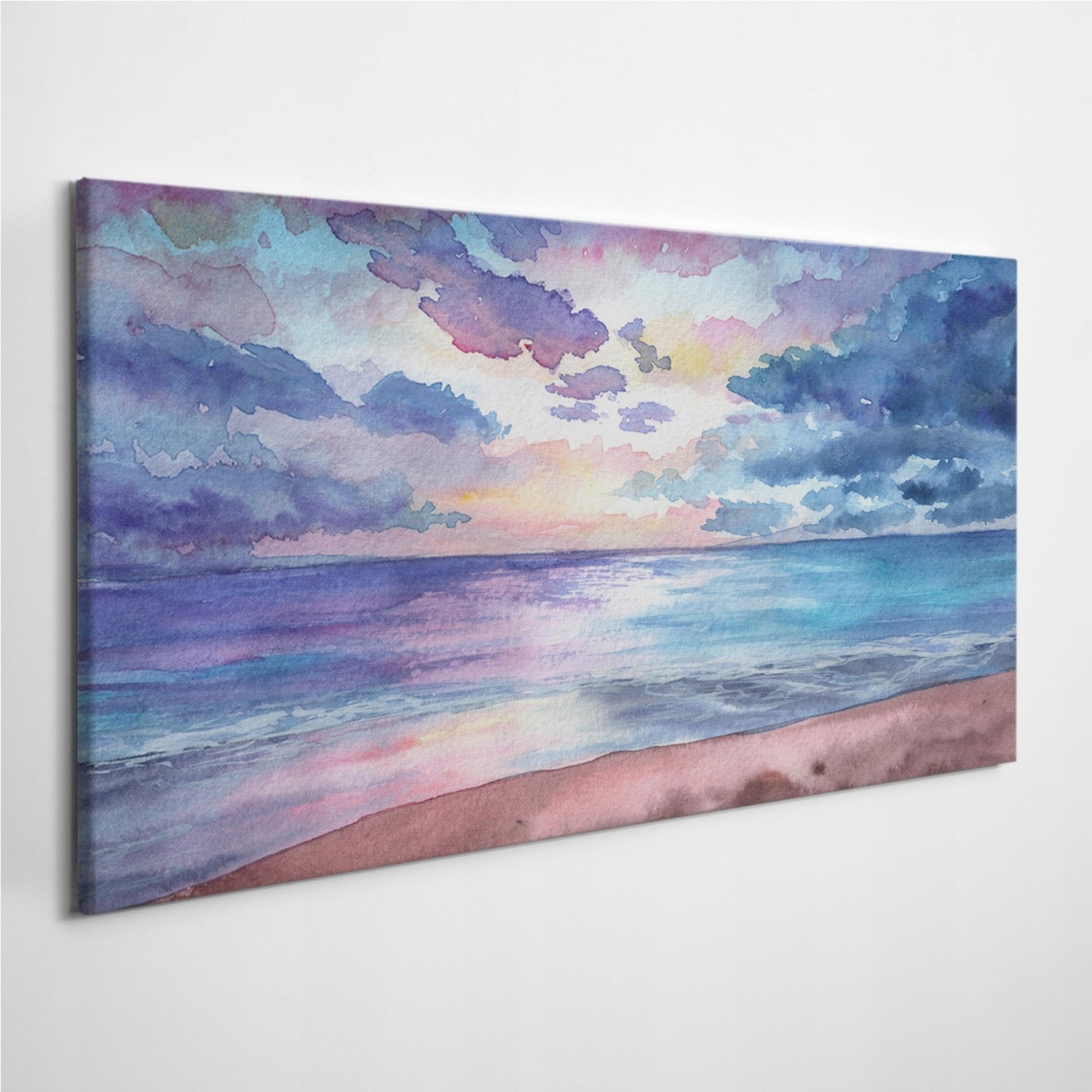 

Foto-obraz na ścianę Akwarele Plaża Woda 100x50 cm