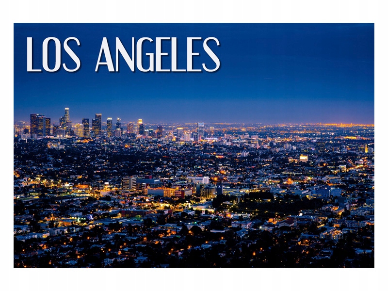 

Los Angeles Miasto Widok Magnes na lodówkę