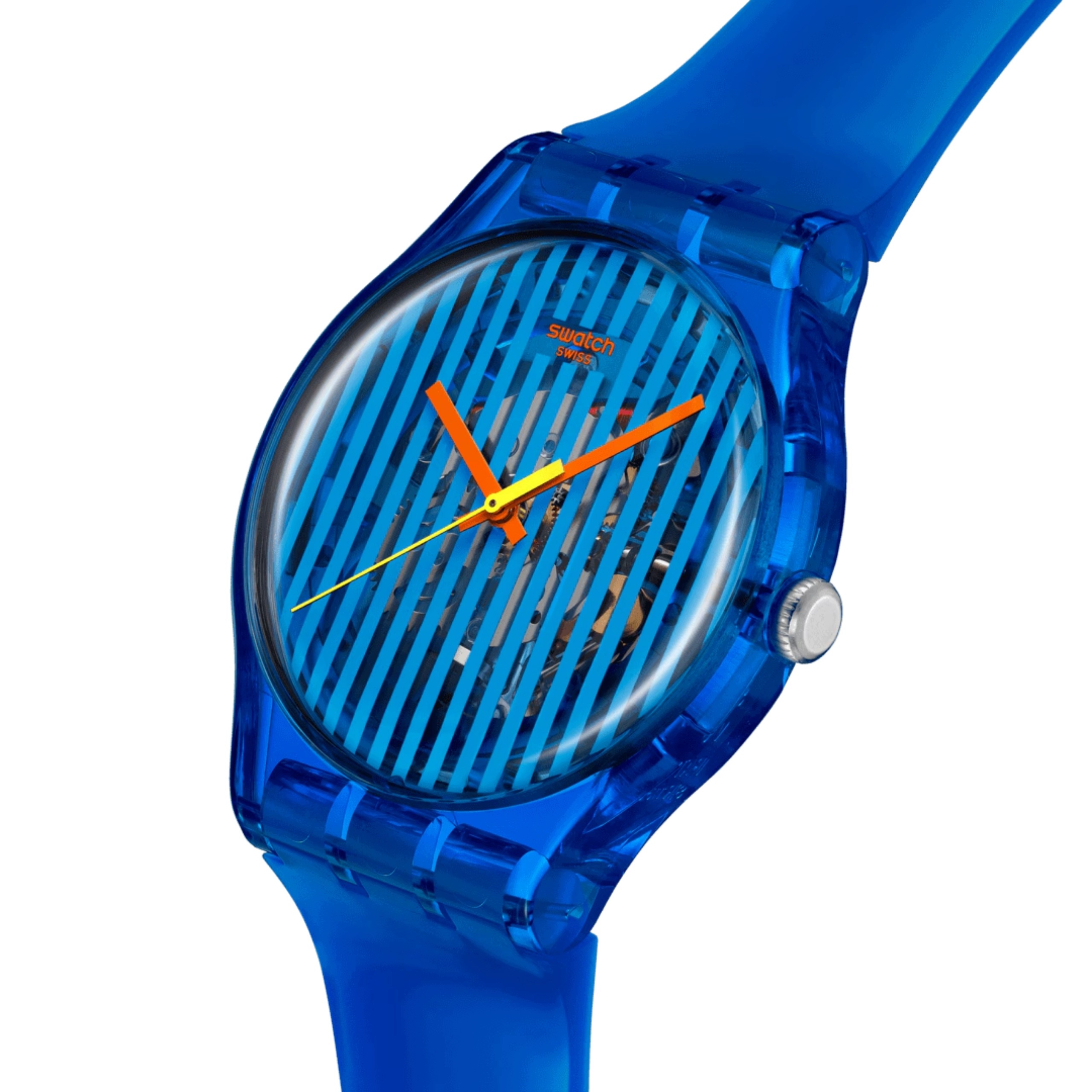 Hodinky Swatch Brilliantly Blue SO29S102 Unisex Nové