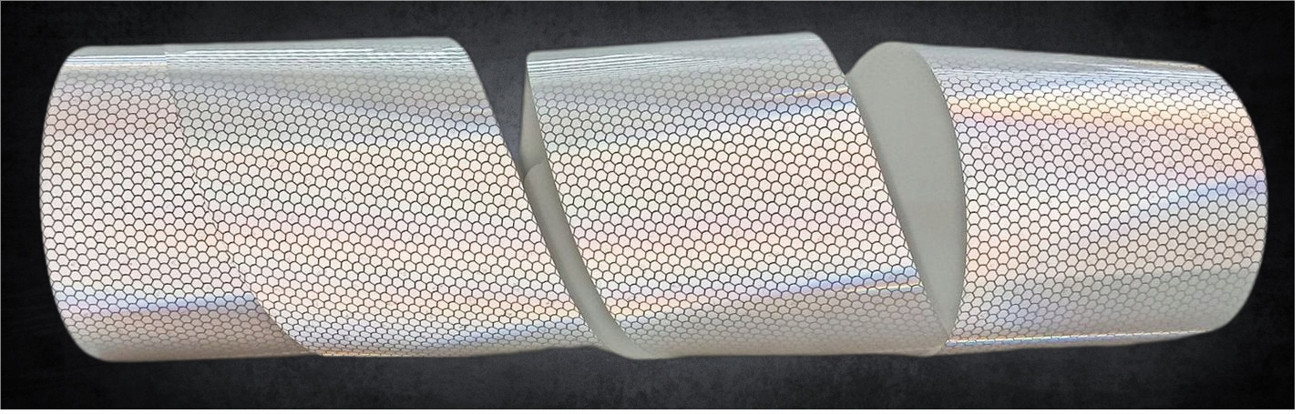 TAŚMA ODBLASKOWA SAMOPRZYLEPNA NAKLEJKA BIAŁA 10cm Marka Oralite