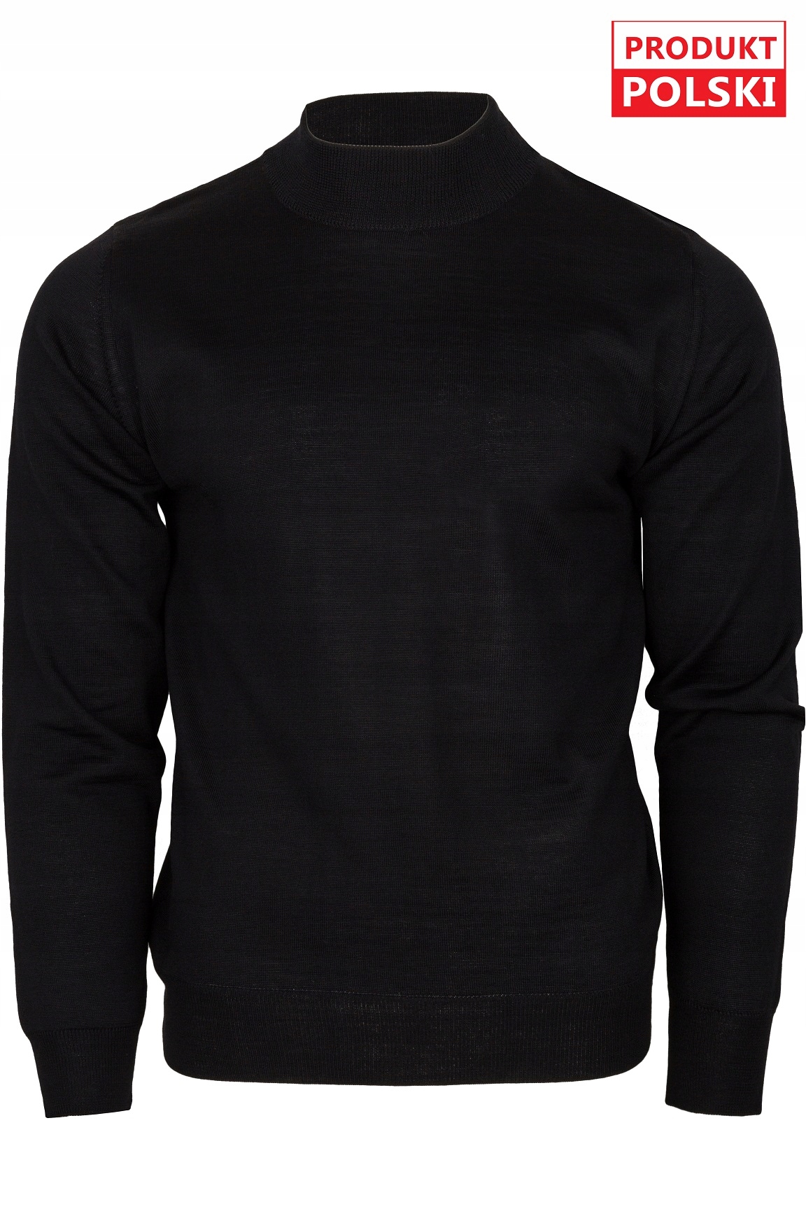 Półgolf męski czarny M&M wełna merynos rozm. M