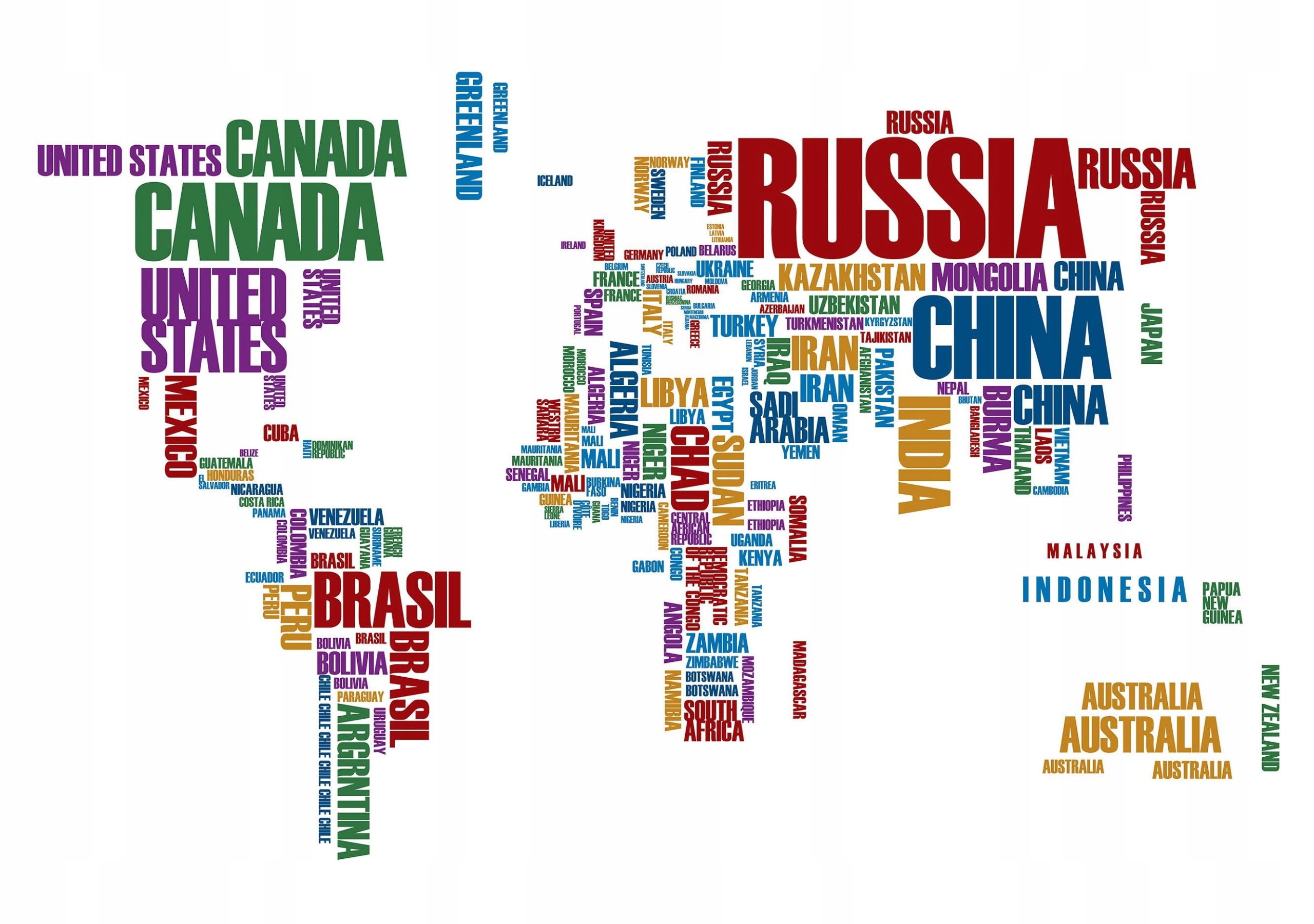 Vliesová fototapeta Mapa sveta s krajinami do Kancelárie 416x290 lepidlo