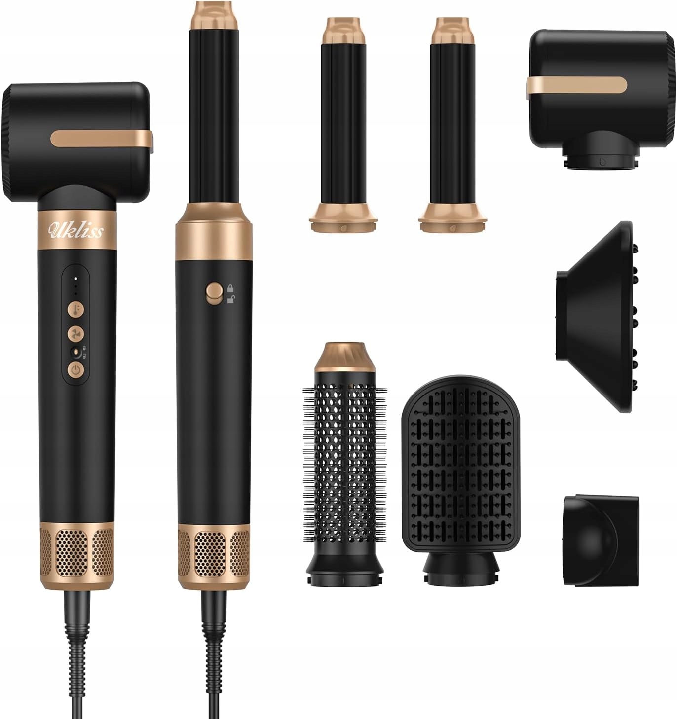 Sušič Vlasov Ukliss Airstyler Kefa Iónová Sada 7V1 1400W