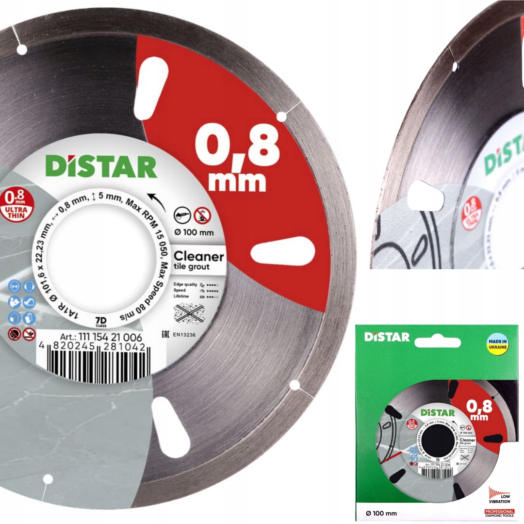 Distar Tarcza Tnąca Diamentowa 1A1R 100 Cleaner 100x22,23 mm 21006