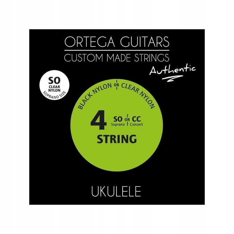 Struny Ortega clear nylon UKA-SO Ukulele Sopranowe