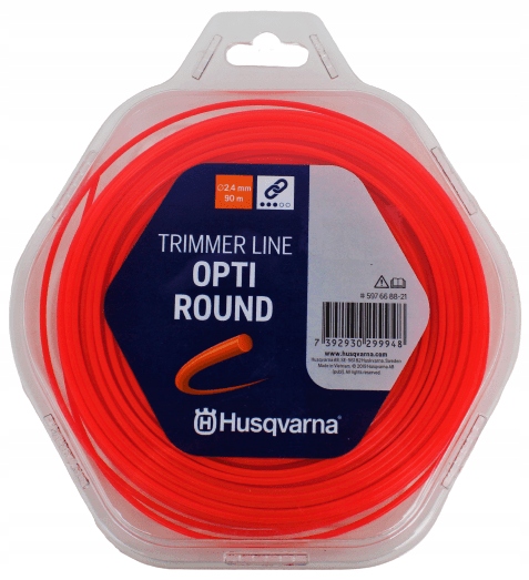 

Żyłka Husqvarna OptiRound 2,4 mm 90 m