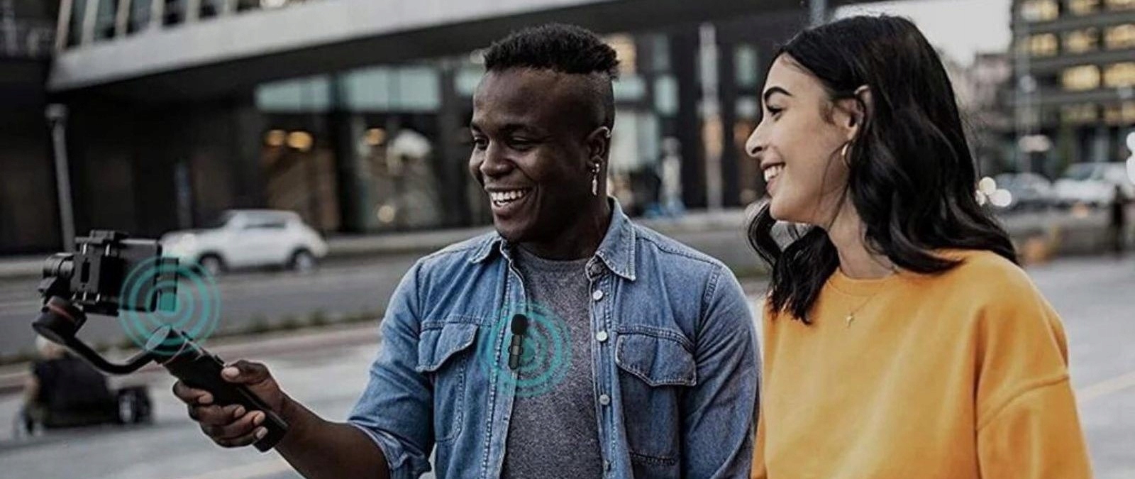 2X MIKROFON KRAWATOWY BEZPRZEWODOWY KIESZONKOWY MOBILNY JACK 3.5mm DO KAMER Informacje o bezpieczeństwie CE