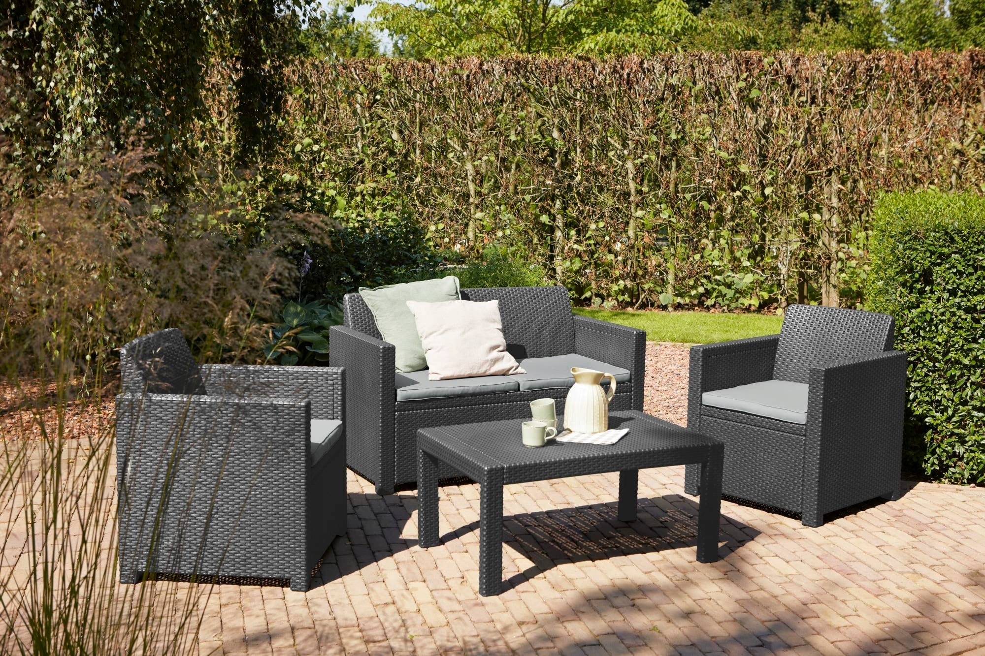 Sada záhradného nábytku Keter Merano 219851 Grafitová