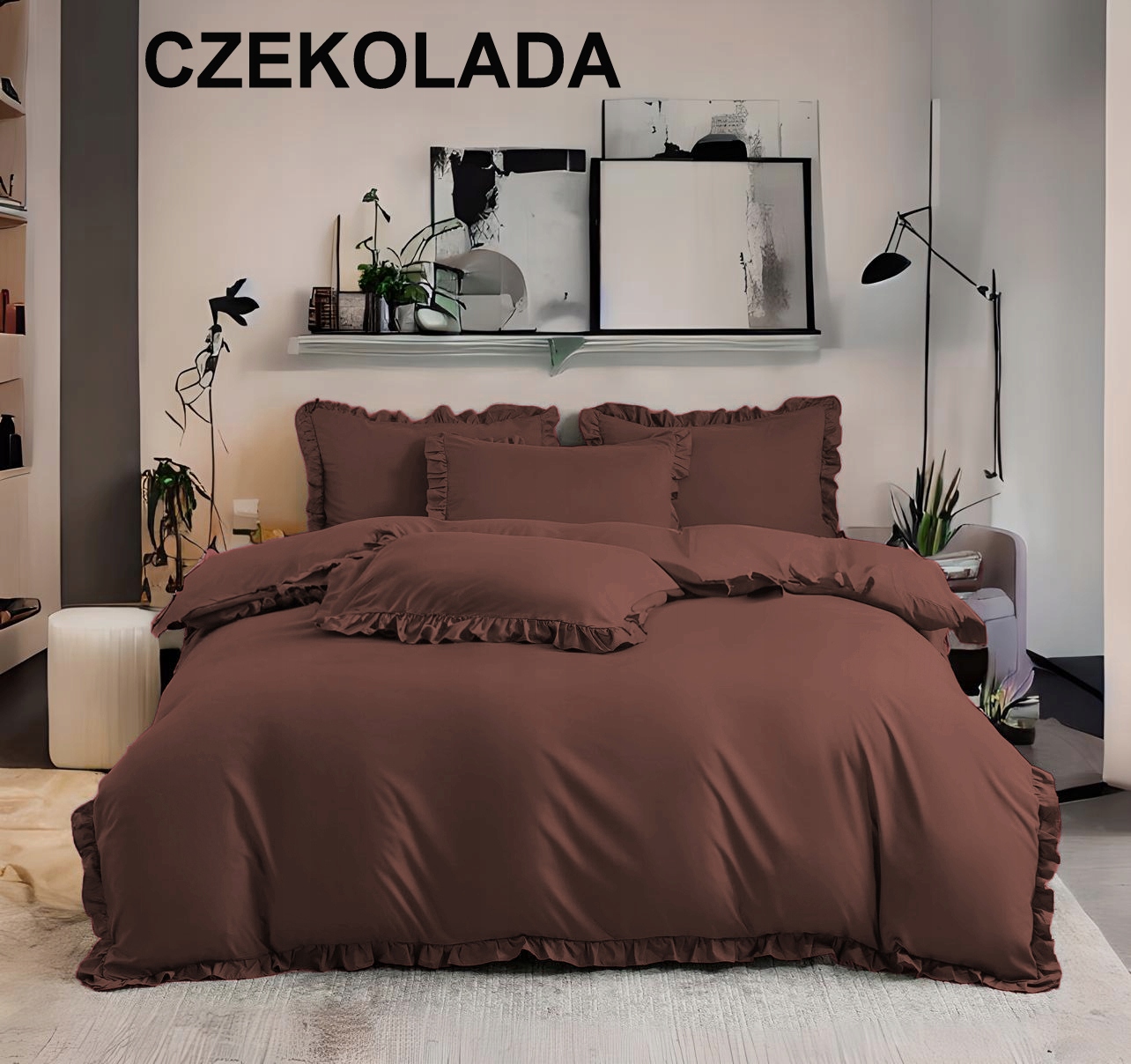 Pościel FALBANKA Twojej Kompozycji 160x200 Szwalnia PL 16 KOLORÓW PRODUCENT Kod producenta Luksus