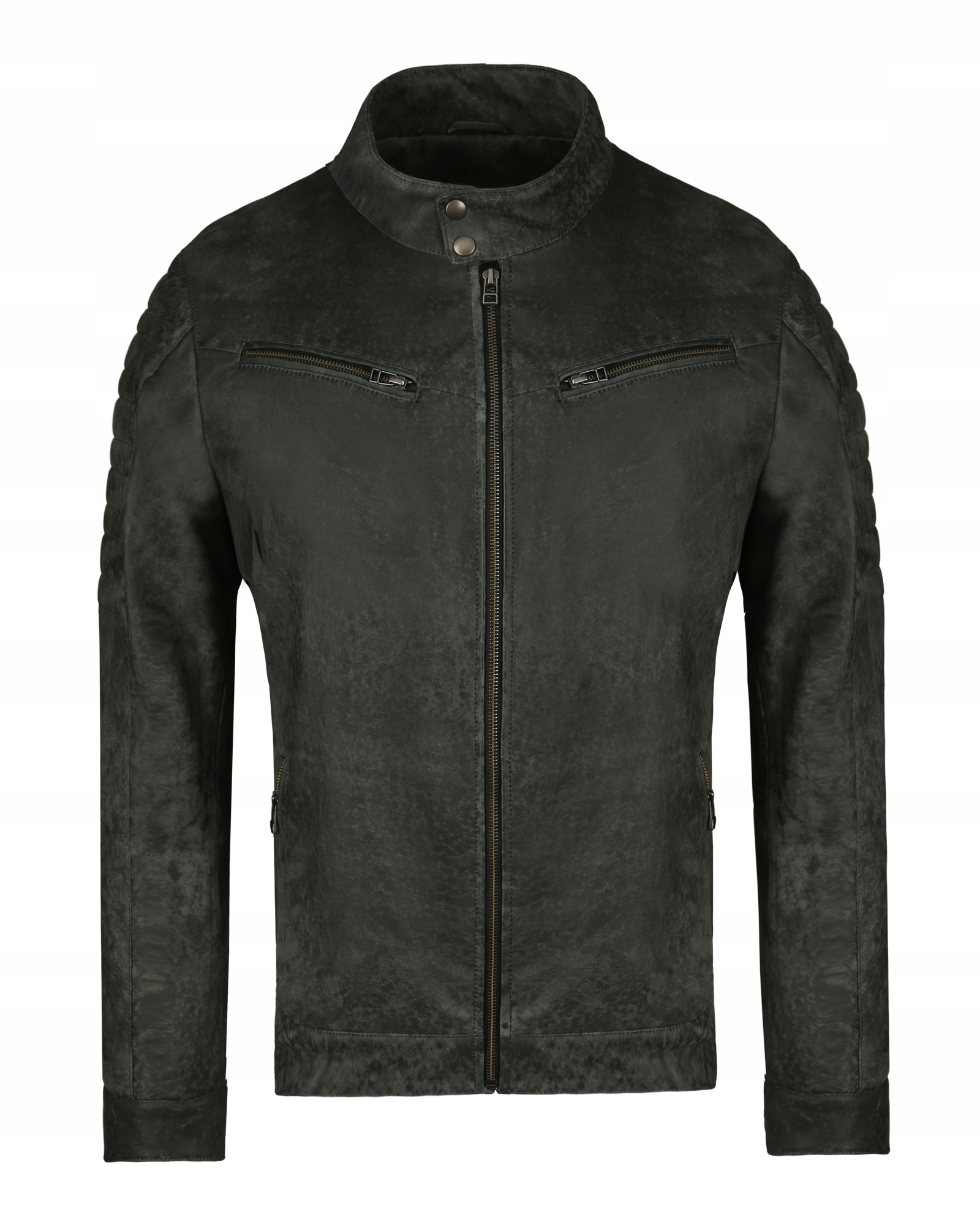 Pánská Kožená Bunda Marco L Grafit Tomskór