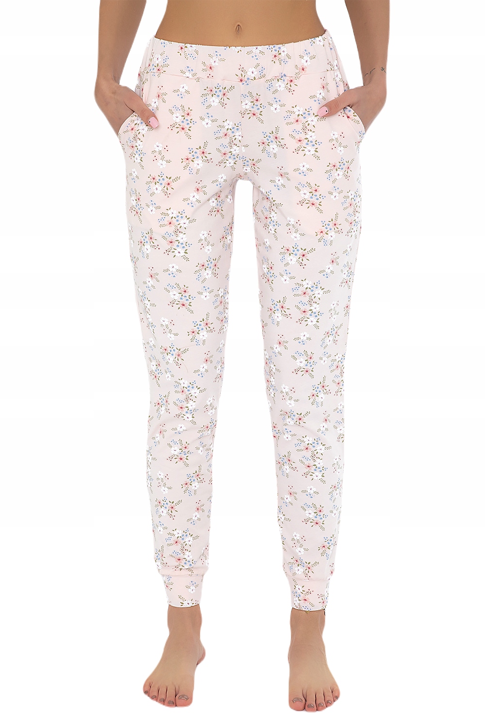 

Leptir Damskie Spodnie Piżamowe 90/08 Różowe L