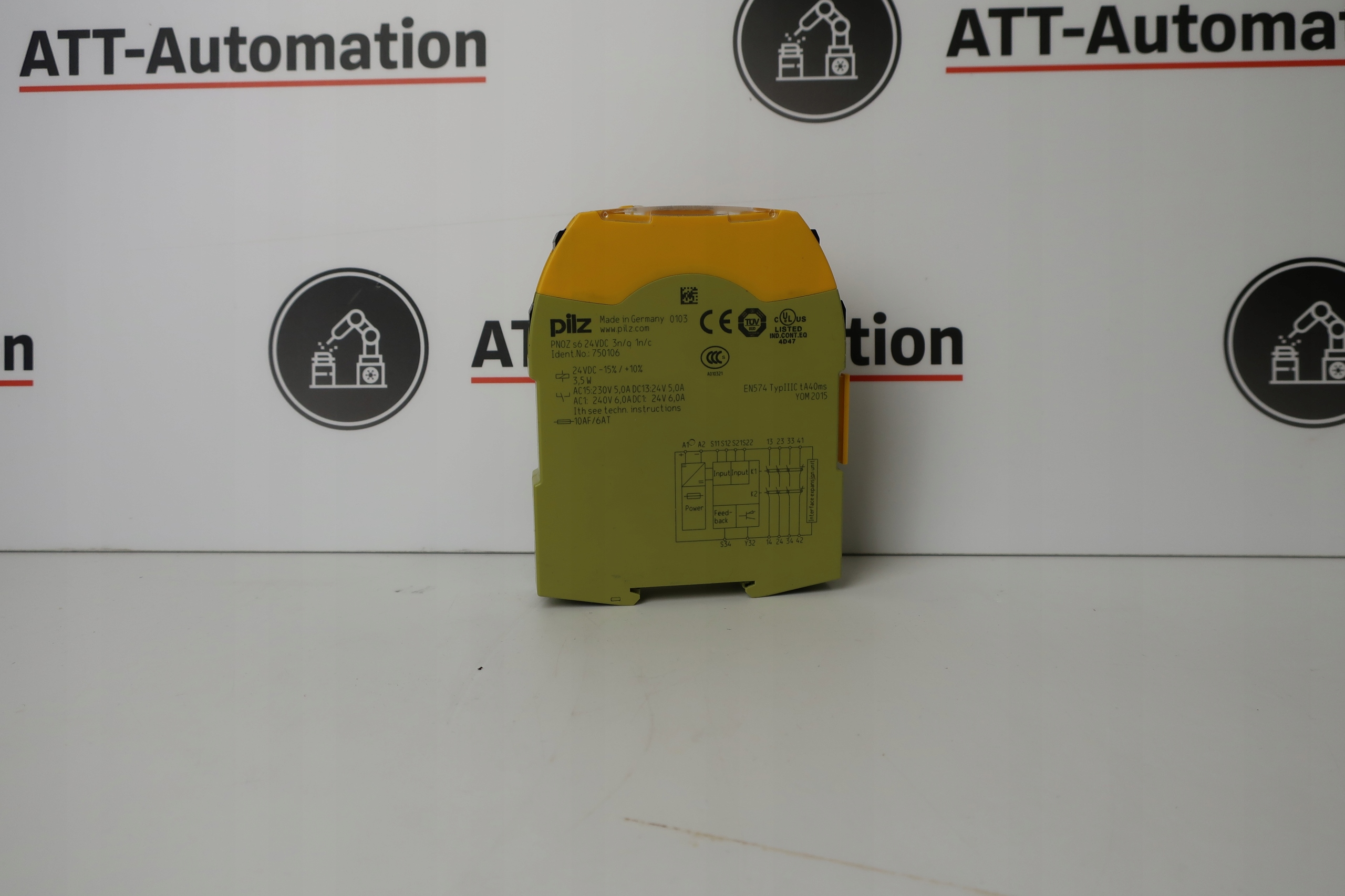PILZ PNOZ s6 24VDC 3n/q 1n/c , 750106