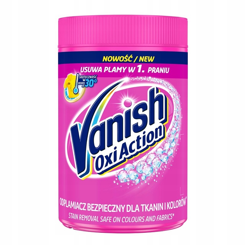 

Vanish Oxi Pink Odplamiacz do kolorów proszek 470g