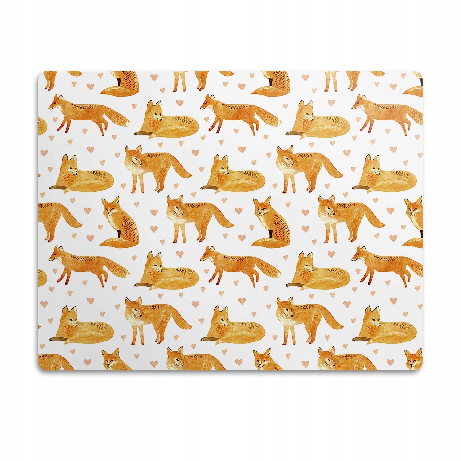 Voděodolná podložka pod misku Zvířata liška 60x40 cm