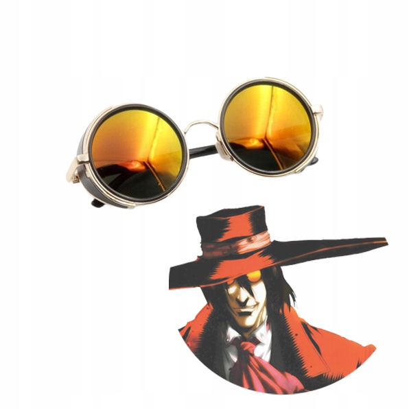 HELLSING ALUCARD COSPLAY OKULARY ANIME MANGA LATO Marka inna