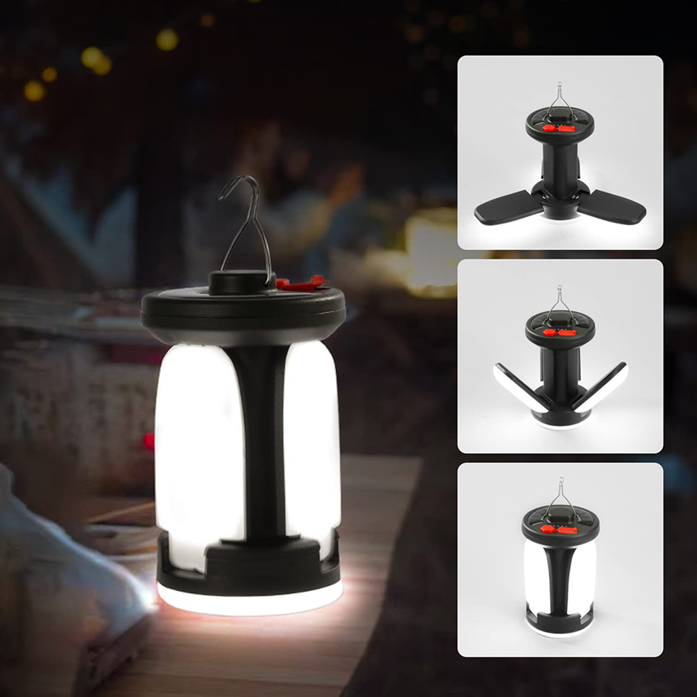 LAMPA KEMPINGOWA SOLARNA WISZĄCA LED ZEWNĘTRZNA Rodzaj akumulatorowa