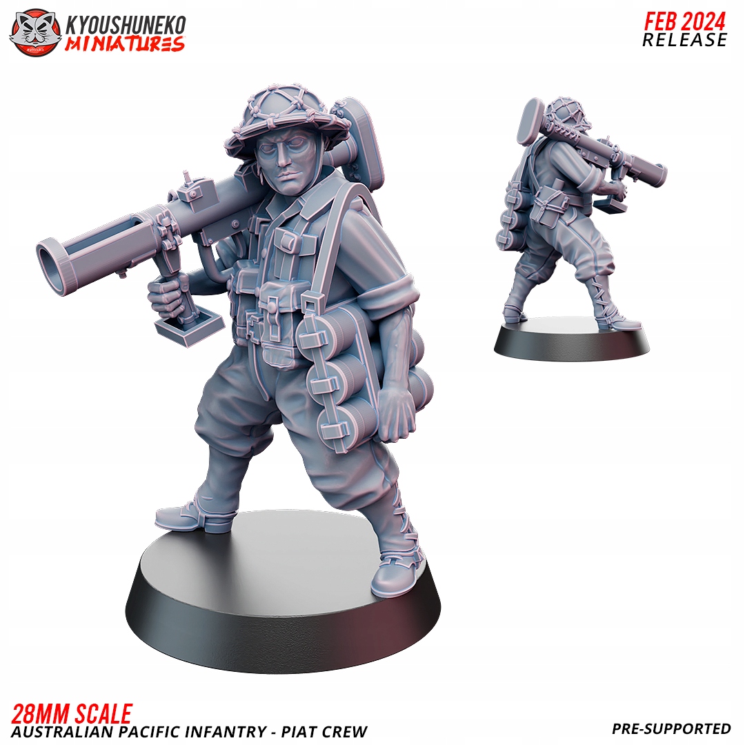 Piat Crew Australian Pacific Infantry Kyoushuneko