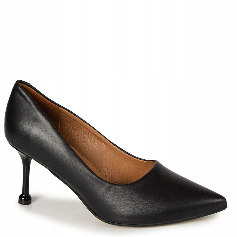 LaRoni 3927 Černé Kožené Lodičky Na Špendlíku 36