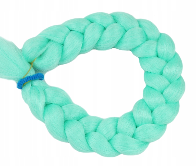 Włosy SYNTETYCZNE do warkoczyków KOLOROWE warkoczyki DOCZEPIANE ŚWIECĄCE Kod producenta 2696