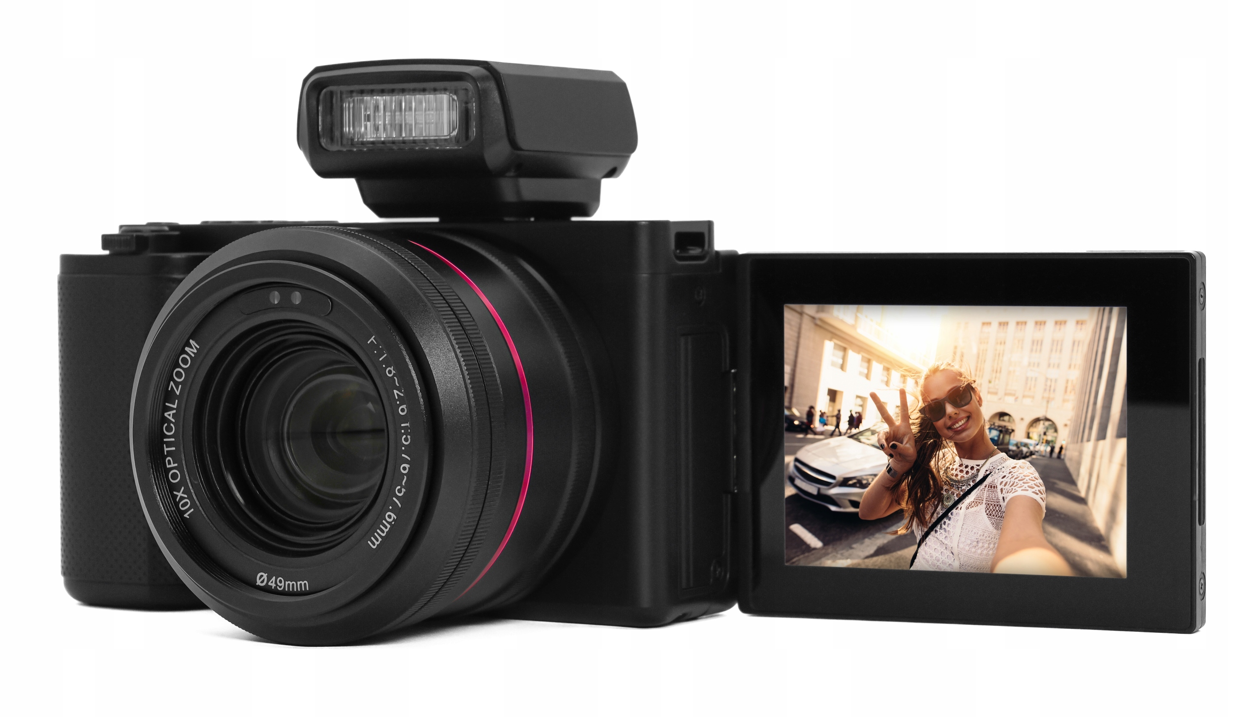 Digitální fotoaparát AgfaPhoto C130 24MP Video 4K Pohyblivý LCD 10x Optický Zoom