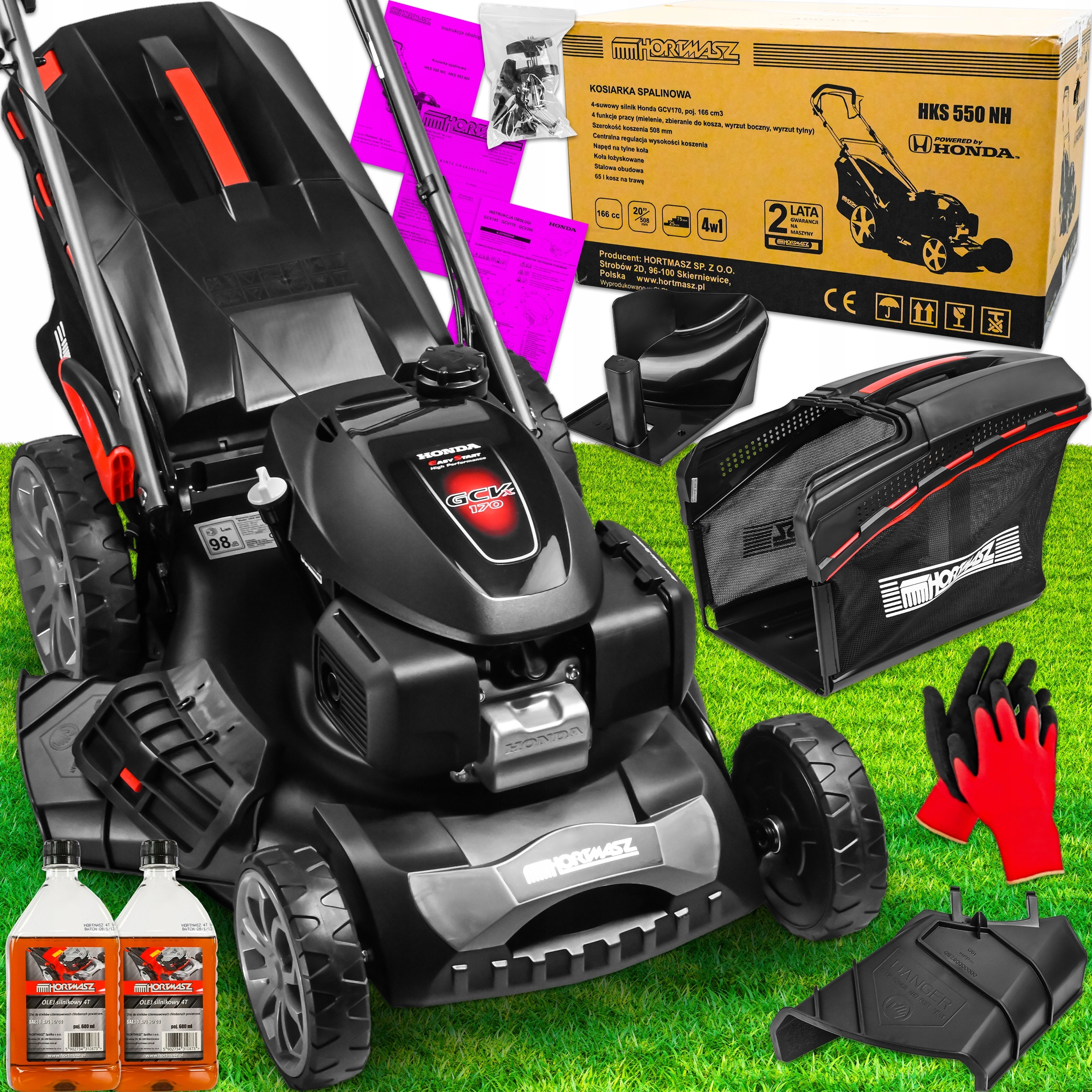 

Potężna Kosiarka Spalinowa Honda Silnik 8KM 9W1 XL