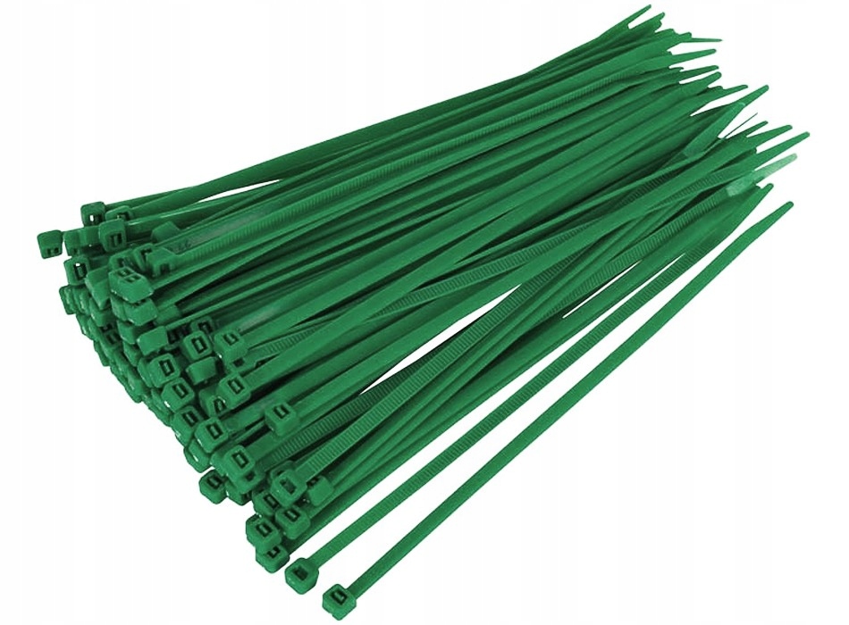 Trytytki Opaski Zaciskowe Kablowe 4,8x200mm GREEN 100szt TS1148200G Kod producenta TS1148200G