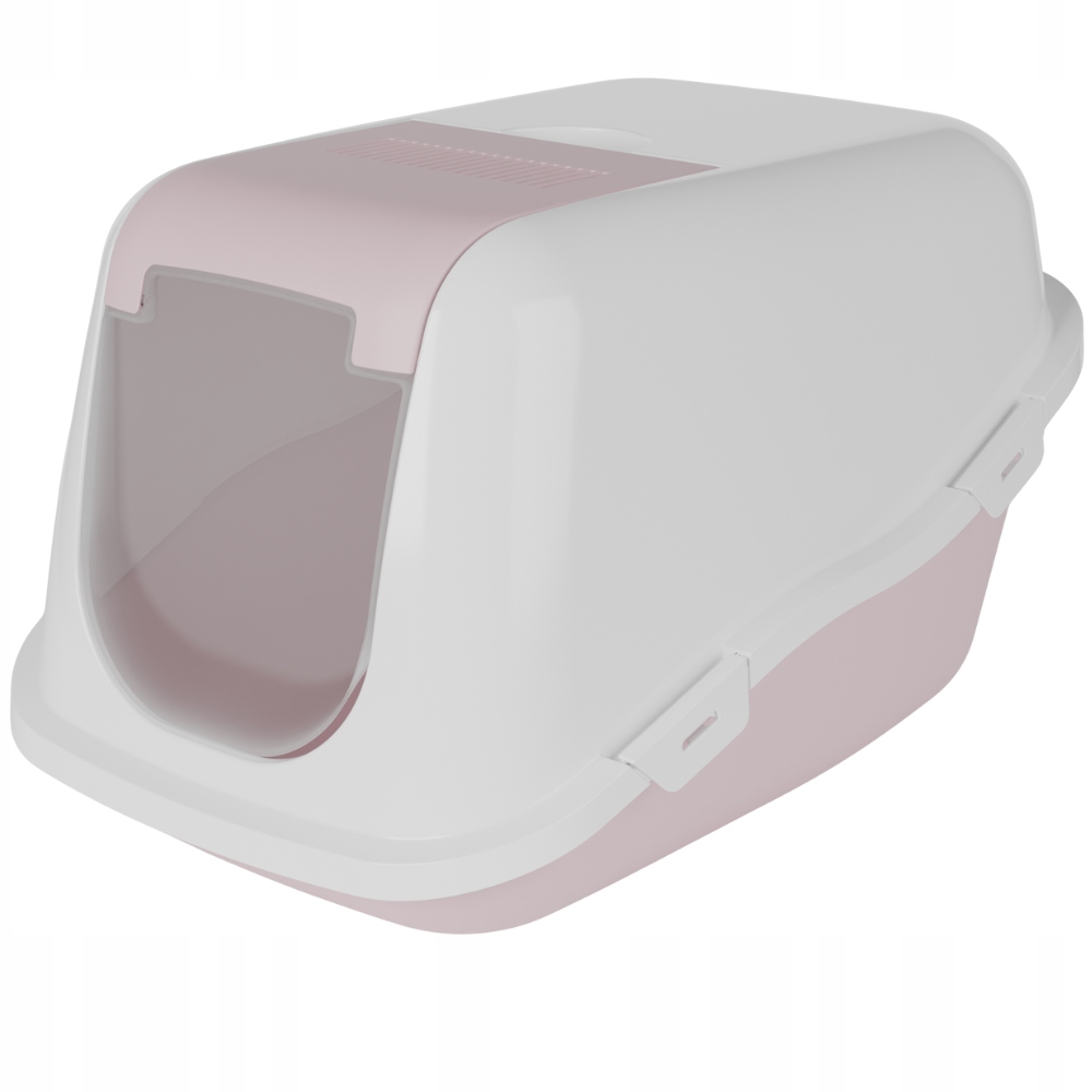 Kuweta Zamykana dla kota Petmax Ella XXL Różowa 51x70x46 Dla Dużych Kotów