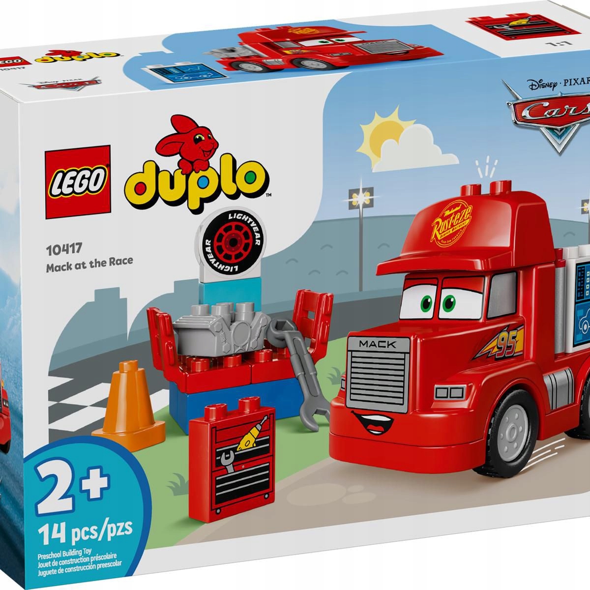 Lego Duplo Disney Maniek na závodě 10417 2+