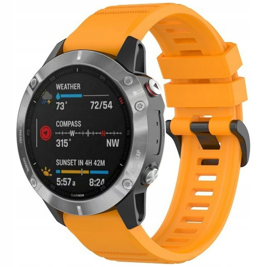 Pasek Beline Watch 1 Garmin Enduro/D2 Mach1Pro/Fenix8/Tactix7 pomarańczowy