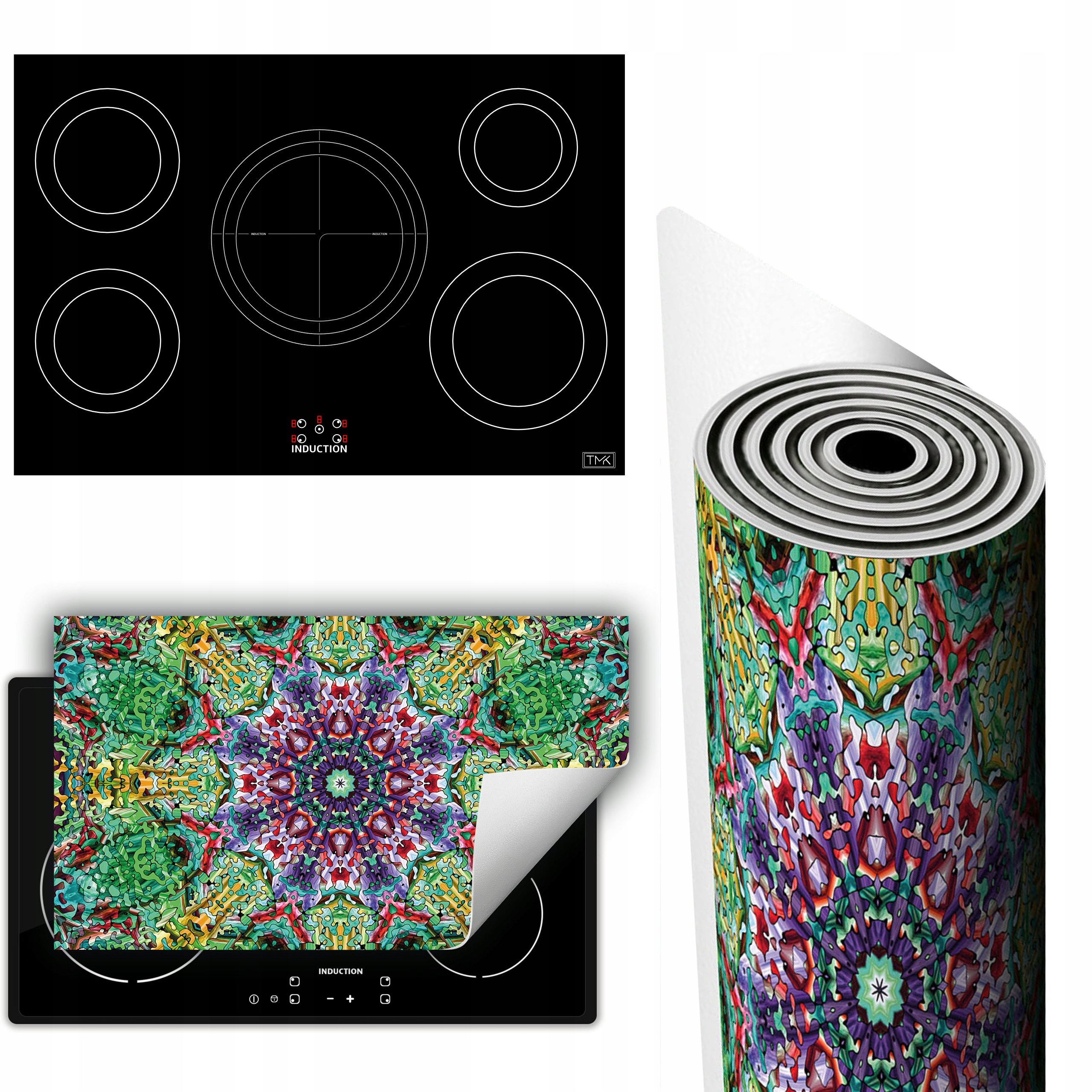 Vinylová Podložka Na Ochranu Kuchyňské Desky 90x52 barevná mozaika